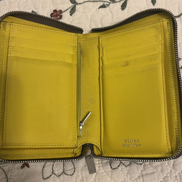 Celine zipper wallet - Picture 7 of 9